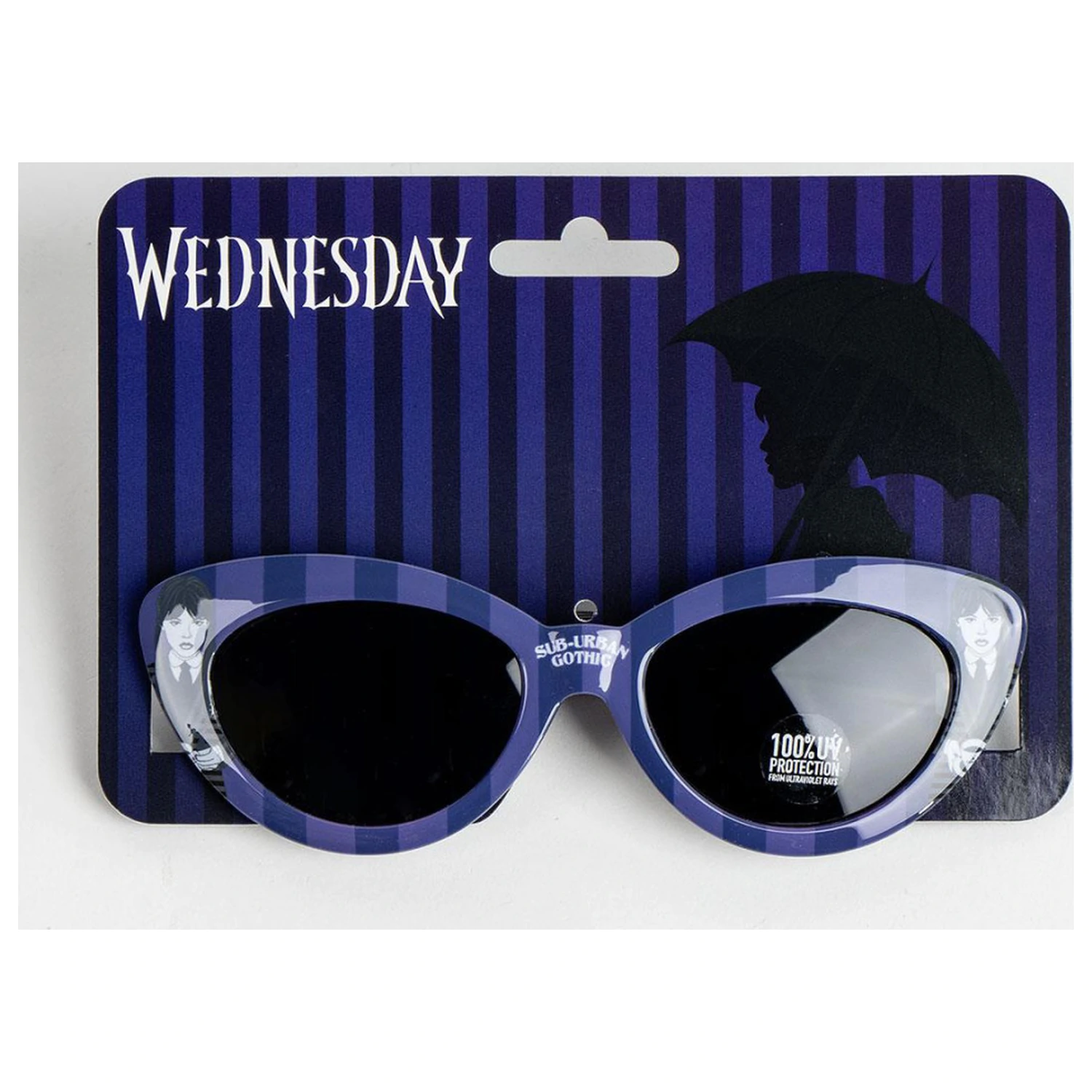 Wednesday Gotické slnečné okuliare produktová fotografia
