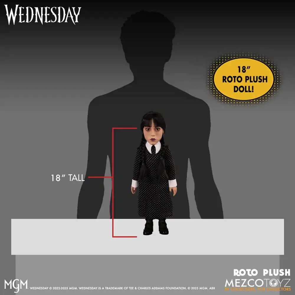 Wednesday MDS Roto Plyšová bábika Wednesday 46 cm produktová fotografia