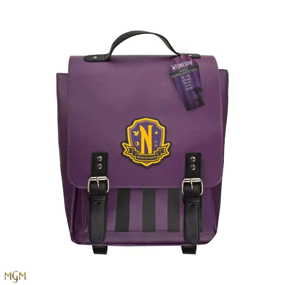Wednesday ruksak Nevermore Academy Purple produktová fotografia