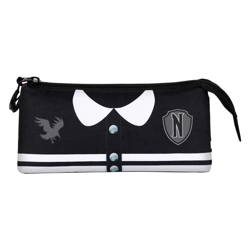 Wednesday Varsity tripple pencil case termékfotó