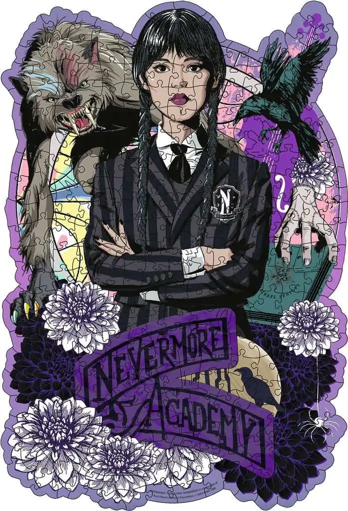 Wednesday DREVENÉ Puzzle Wednesday Addams (300 dielikov) produktová fotografia