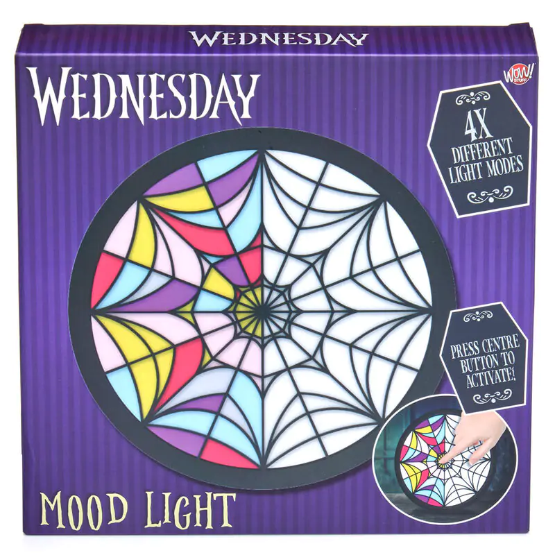Náladové okenné svetlo Wednesday produktová fotografia