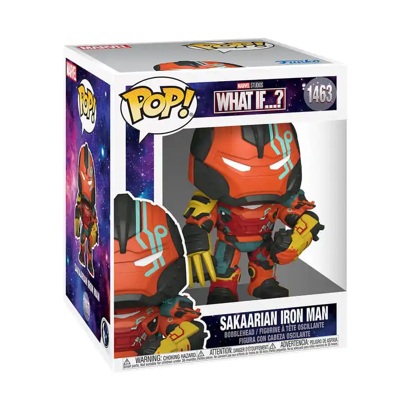 What If...? Oversized Funko POP! Animation Vinyl Figúrka Sakaarian Iron Man 15 cm termékfotó