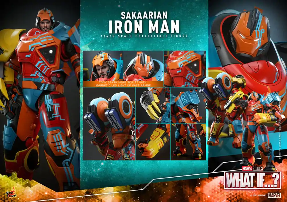 Akčná figúrka 1/6 Sakaarian Iron Man 35 cm produktová fotografia