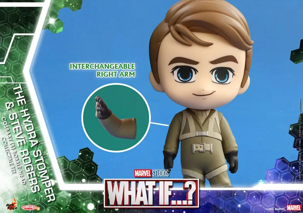 What If...? Cosbaby (S) Mini figúrky Hydra Stomper & Steve Rogers 10 cm termékfotó