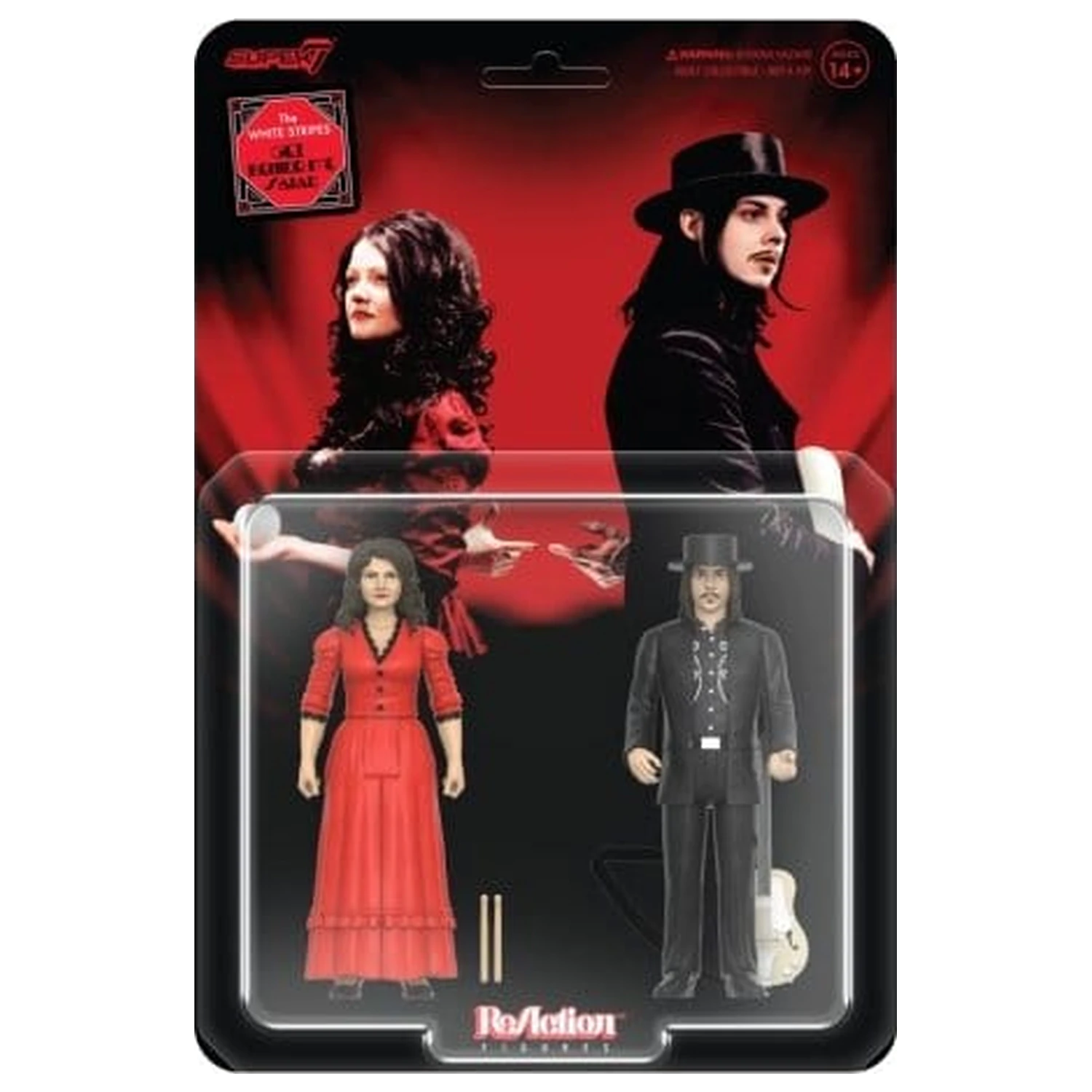 White Stripes ReAction Akčné figúrky 2-Pack Wave 01 The White Stripes (Get Behind Me Satan) 10 cm produktová fotografia
