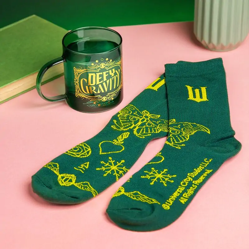 Wicked Elphaba Set Krištáľový hrnček + ponožky produktová fotografia