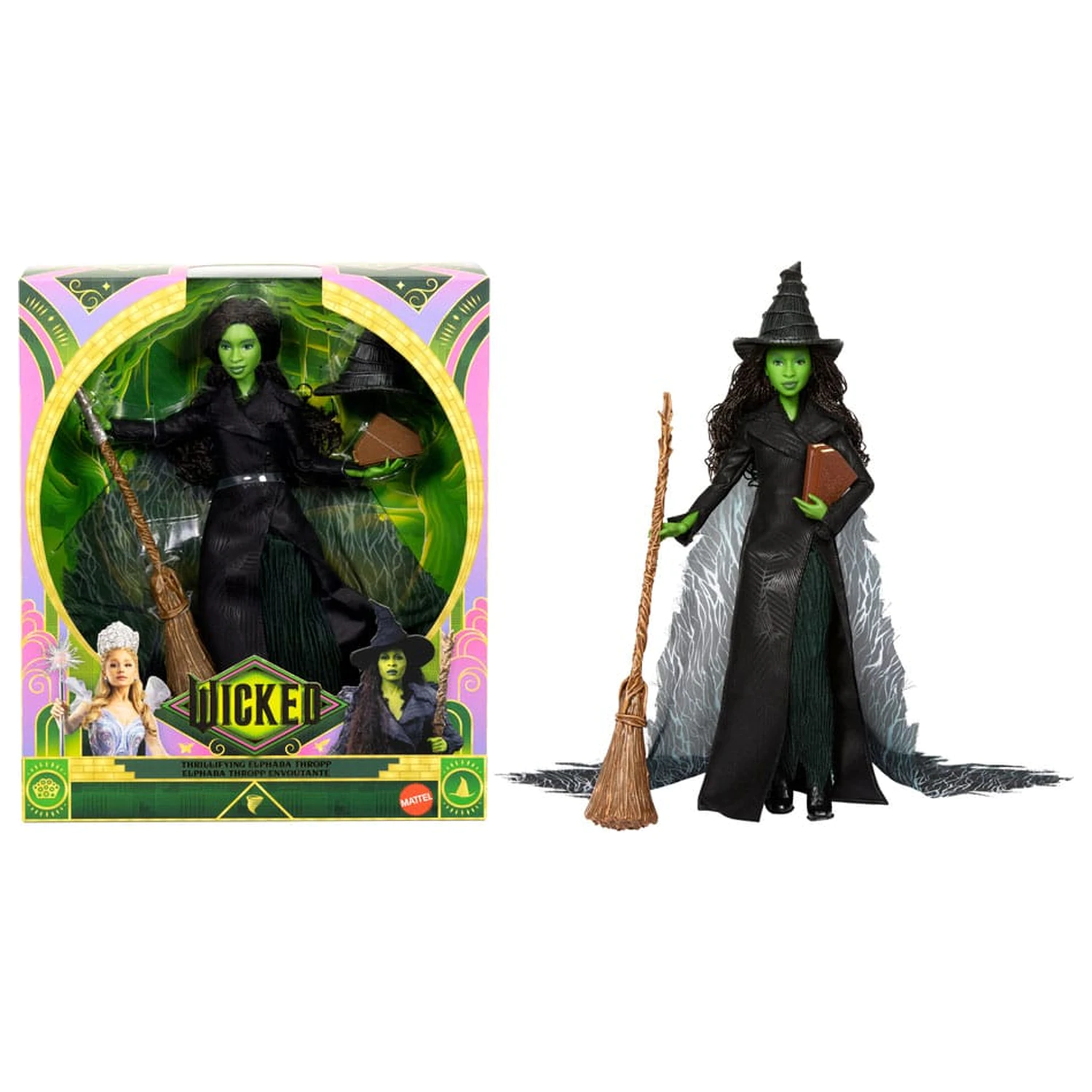 Wicked: For Good Doll  Thrillifying Elphaba Thropp bábika produktová fotografia