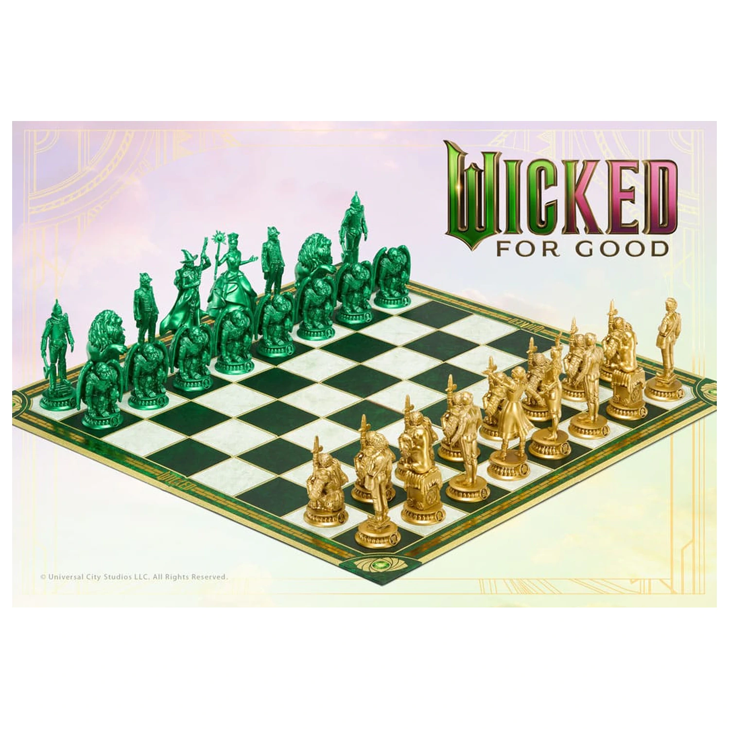 Wicked: For Good šachová súprava Shiz vs. Emerald City produktová fotografia