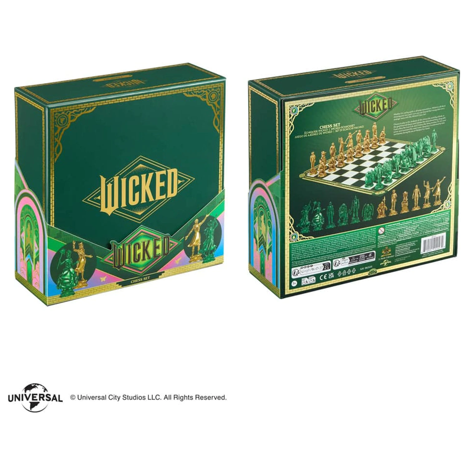 Wicked: For Good šachová súprava Shiz vs. Emerald City produktová fotografia