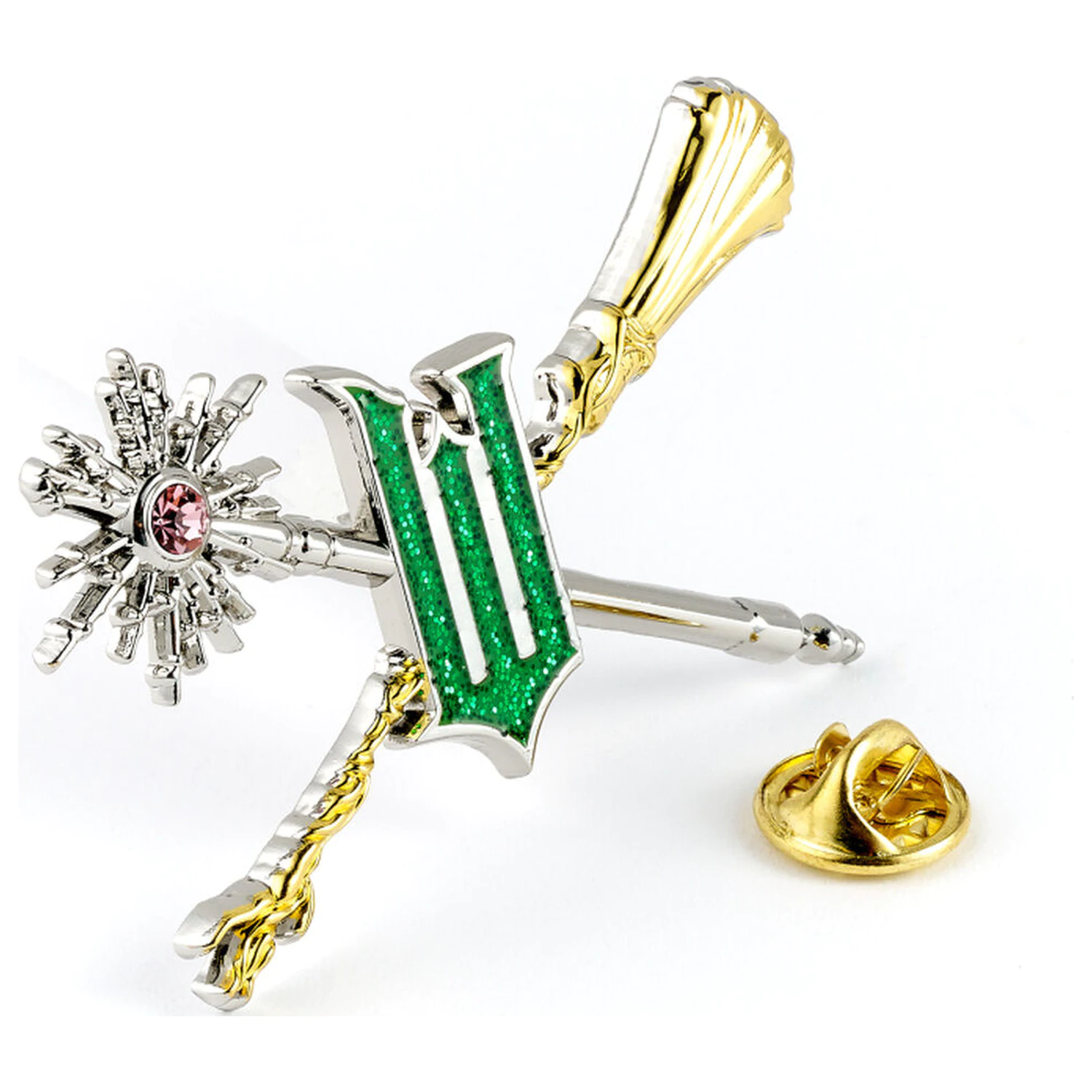 Wicked For Good prútik a metla odznak s ihlou produktová fotografia