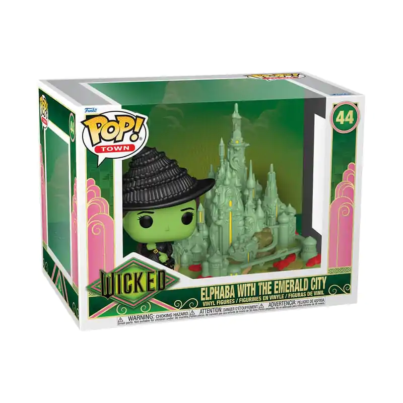 Wicked Funko POP! Town Vinylová figura Elphaba smaragdvárosával 9 cm termékfotó