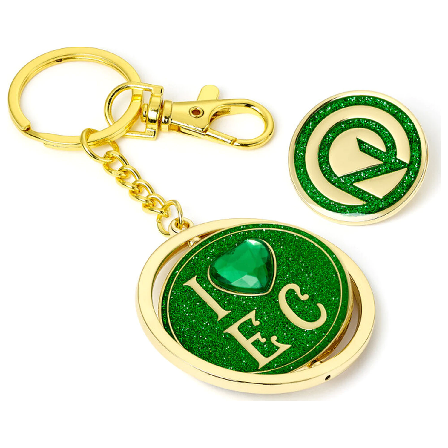 Wicked I love Emerald City Oz Logo súprava kľúčenky a odznaku do daru produktová fotografia