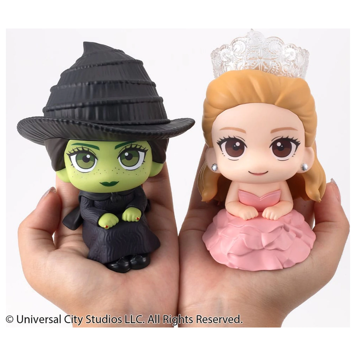 Wicked Look Up PVC sošky Elphaba & Glinda (s darčekom) 11 cm produktová fotografia