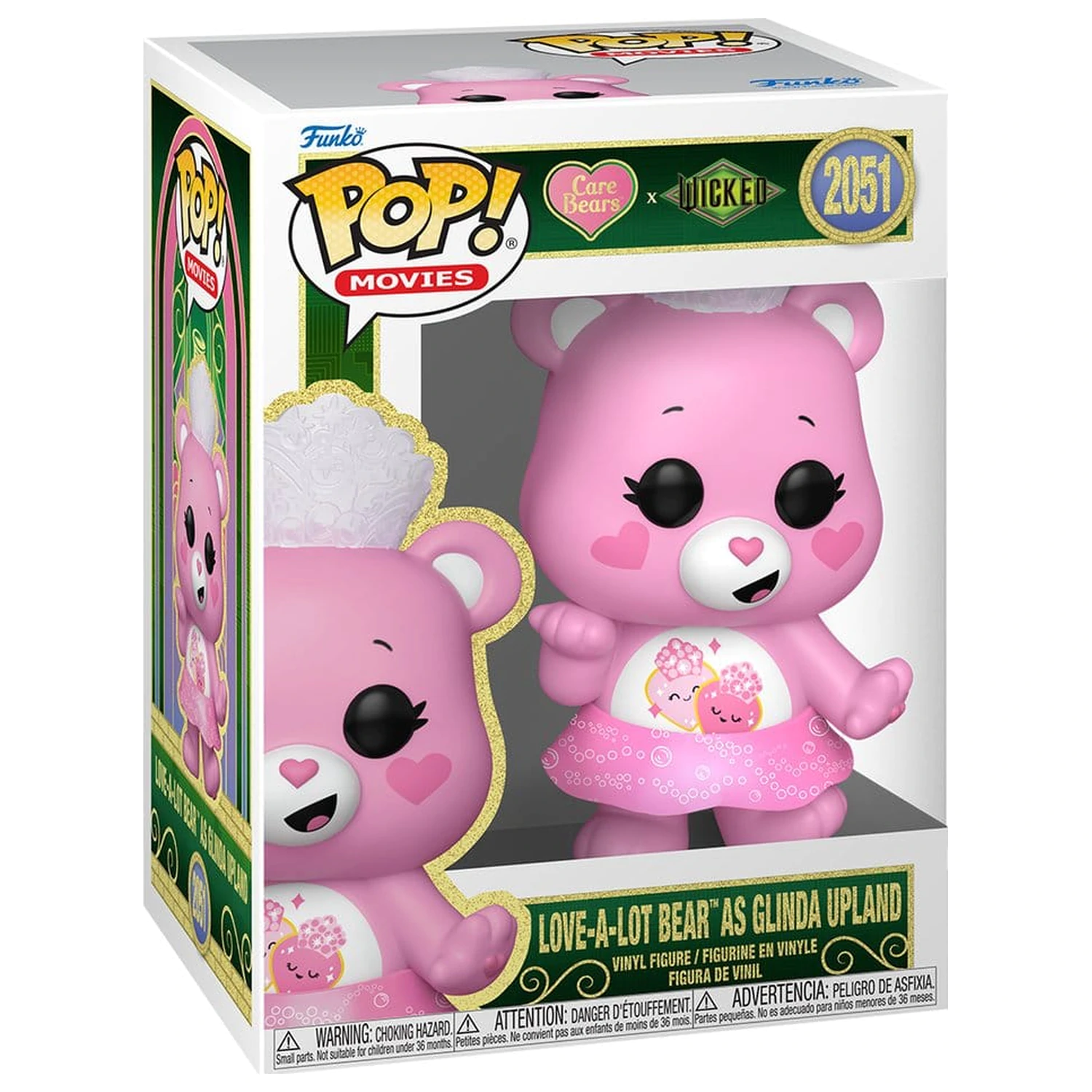 Wicked x Care Bears Funko POP! vinylová figúrka Love-A-Lot Bear as Glinda Upland 9 cm produktová fotografia