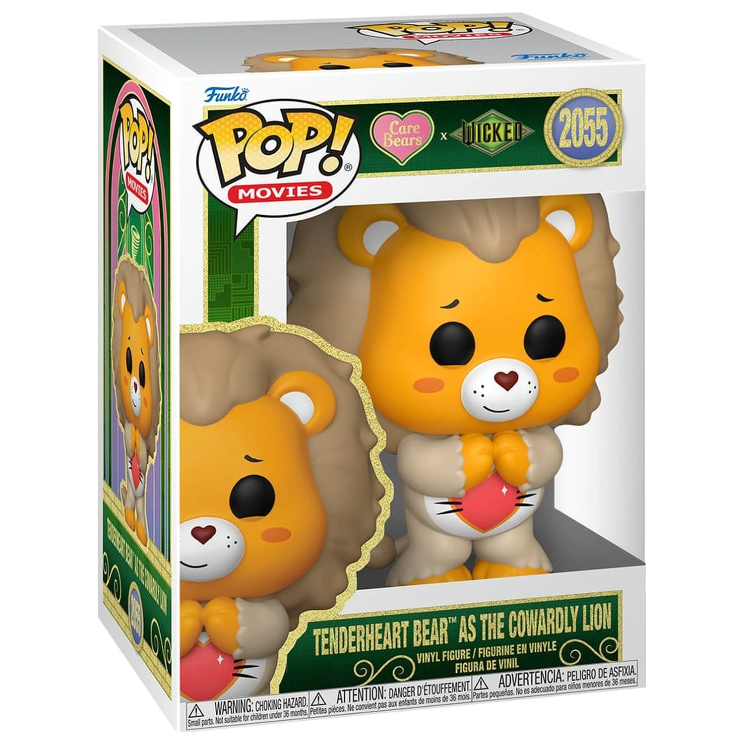 Wicked x Care Bears Funko POP! vinylová figúrka Tenderheart Bear as the Cowardly Lion 9 cm produktová fotografia