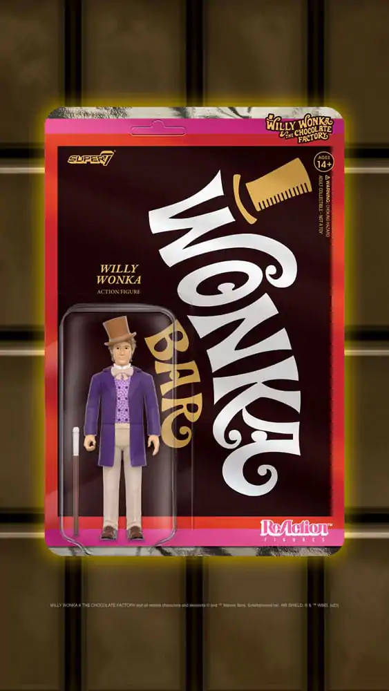 Willy Wonka & the Chocolate Factory (1971) ReAction akčná figúrka Willy Wonka Wave 01 10 cm produktová fotografia
