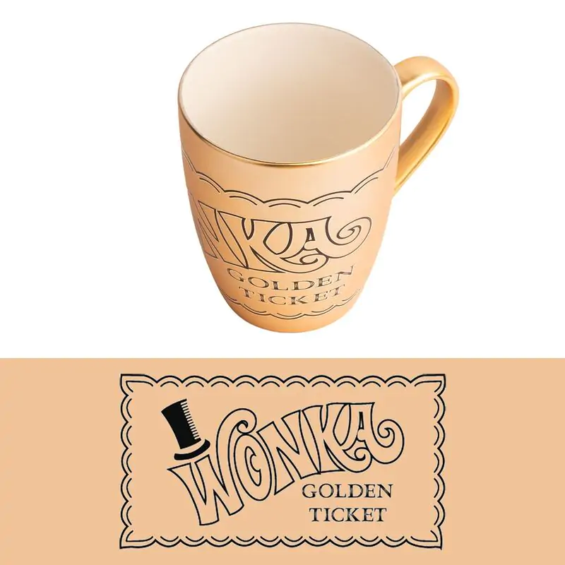 Willy Wonka Golden Ticket hrnček 350 ml termékfotó