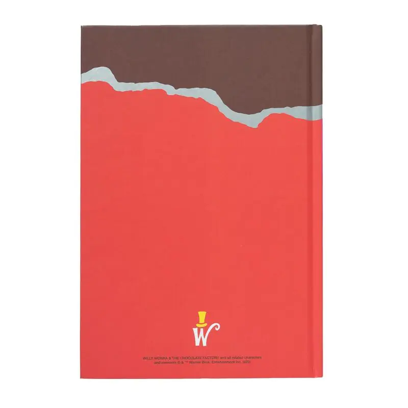 Willy Wonka Wonka Bar A5 prémiový zápisník produktová fotografia
