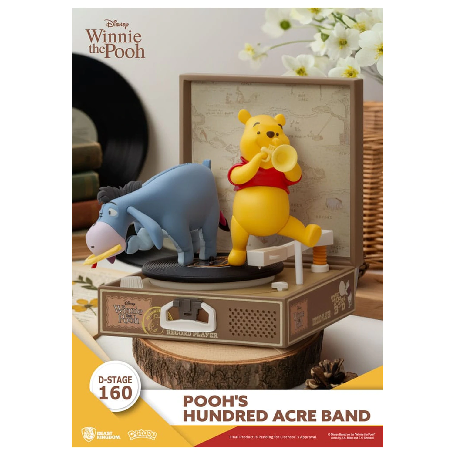 Winnie the Pooh Record Player Series PVC figúrka Pooh's Hundred Acre Band 12 cm produktová fotografia