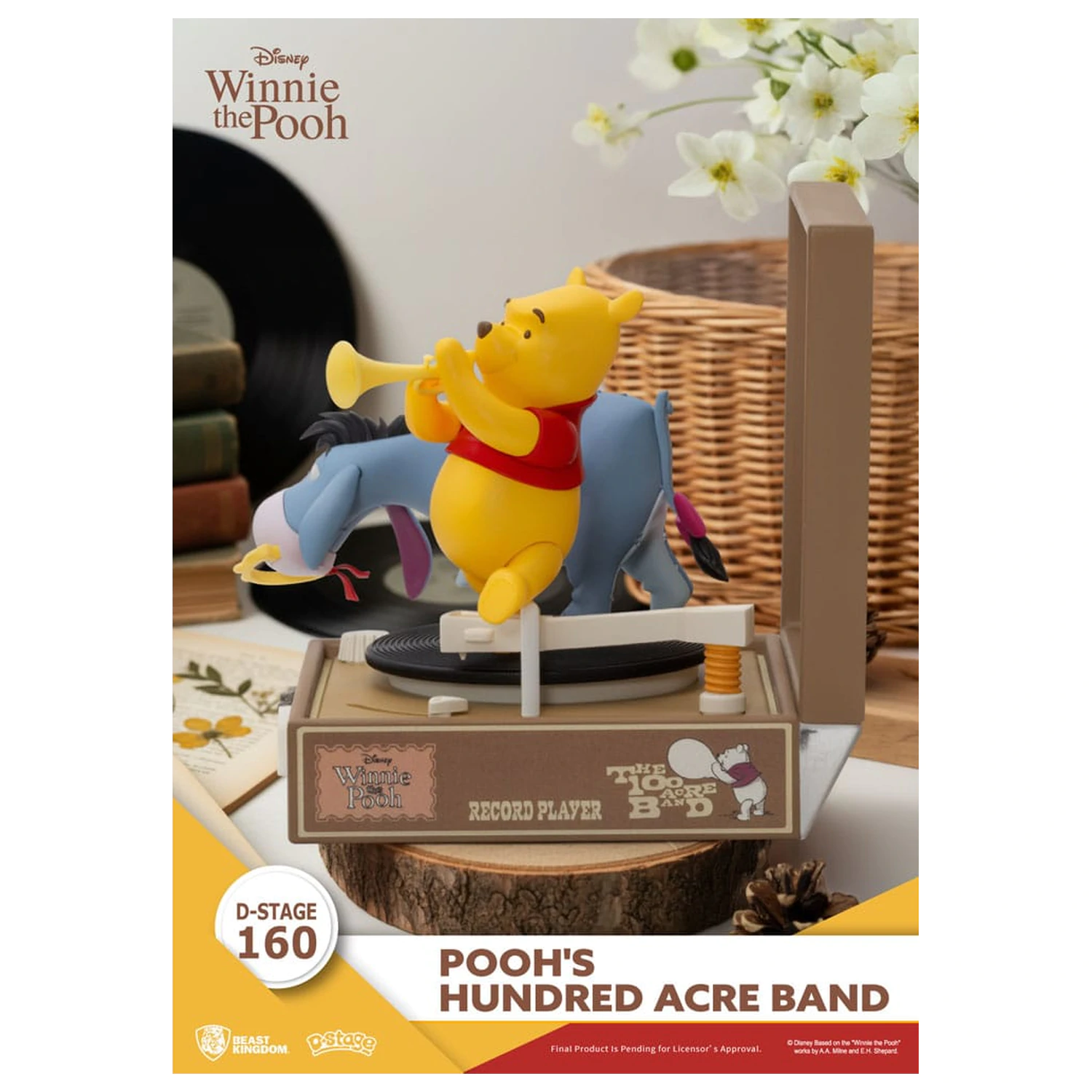 Winnie the Pooh Record Player Series PVC figúrka Pooh's Hundred Acre Band 12 cm produktová fotografia