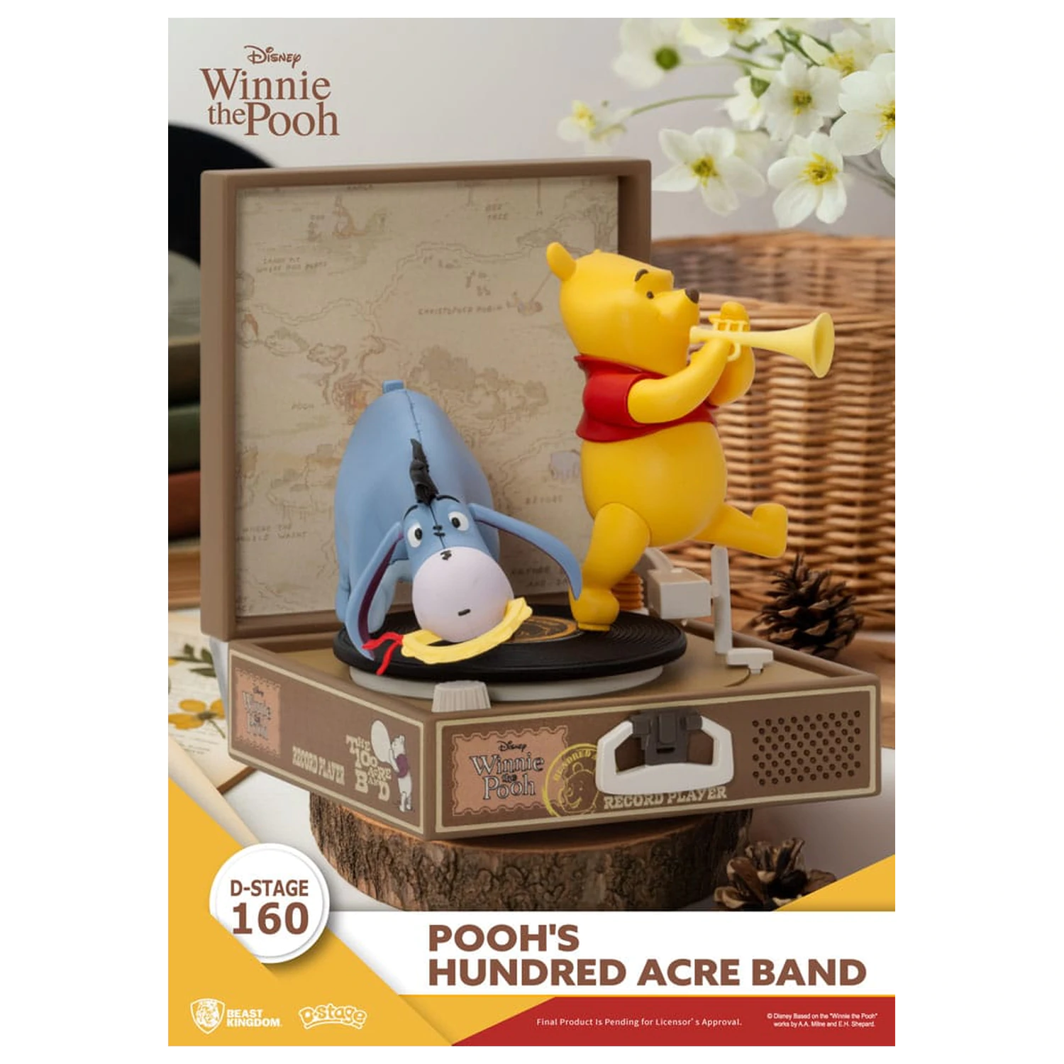 Winnie the Pooh Record Player Series PVC figúrka Pooh's Hundred Acre Band 12 cm produktová fotografia