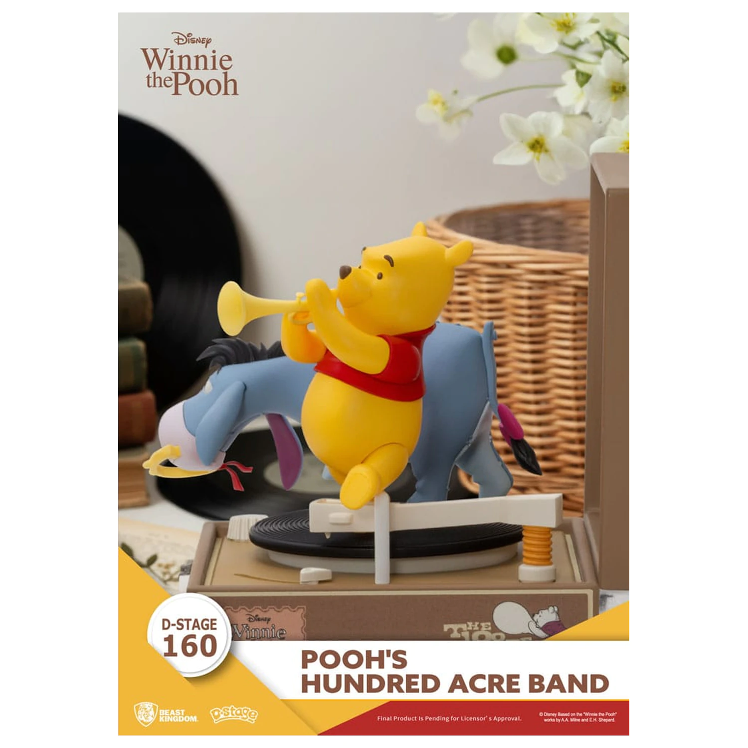 Winnie the Pooh Record Player Series PVC figúrka Pooh's Hundred Acre Band 12 cm produktová fotografia