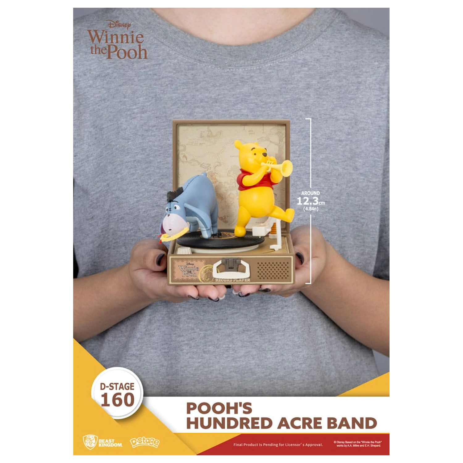 Winnie the Pooh Record Player Series PVC figúrka Pooh's Hundred Acre Band 12 cm produktová fotografia