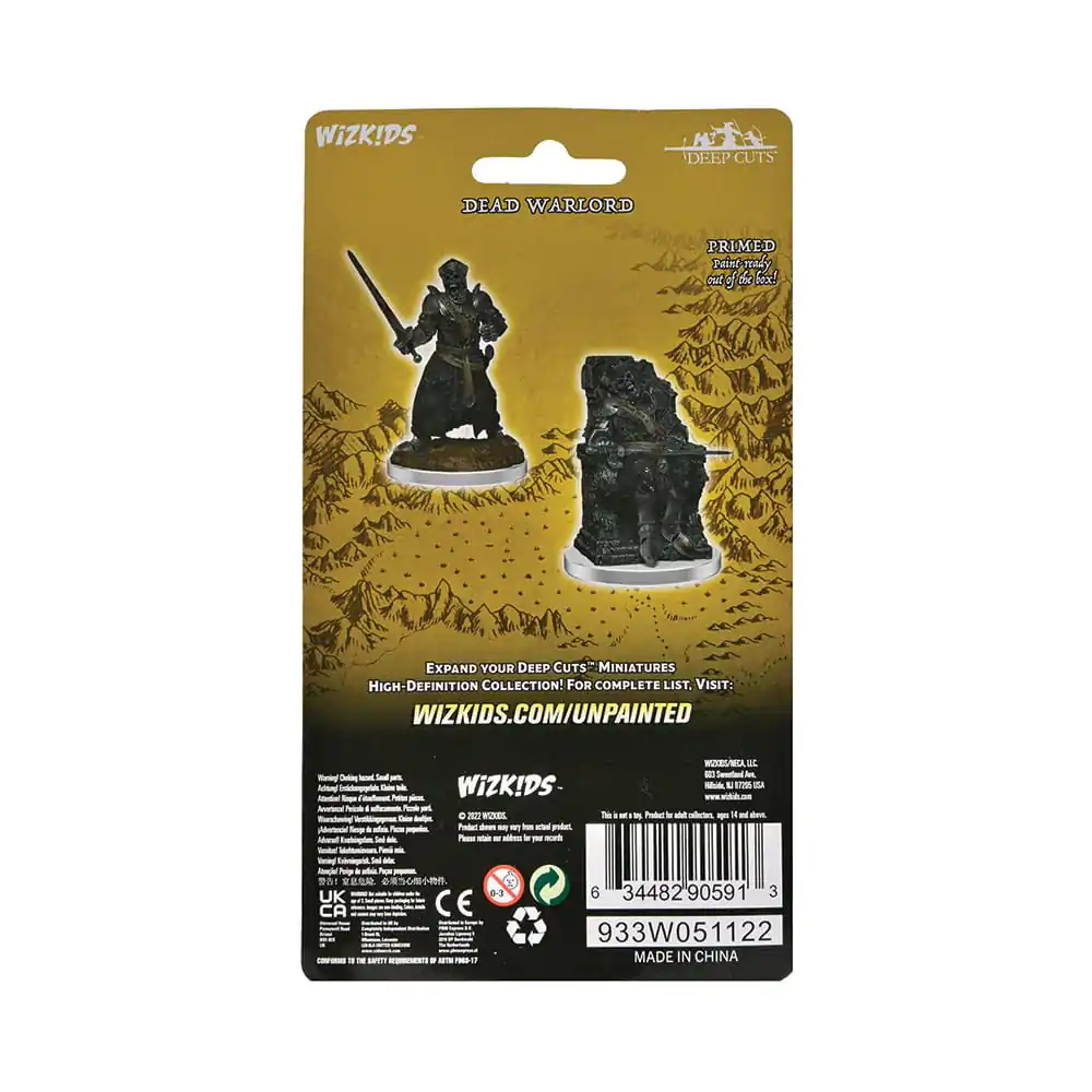 WizKids Deep Cuts Miniatures Unpainted Miniatúry 2-balenie Dead Warlord produktová fotografia