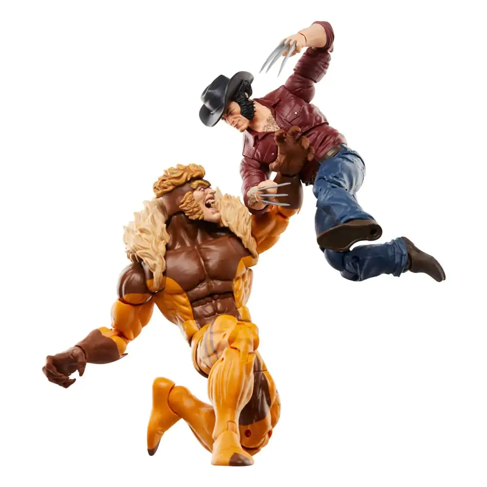 Wolverine 50th Anniversary Marvel Legends Action Figurka 2-Pack Marvel's Logan & Sabretooth 15 cm termékfotó