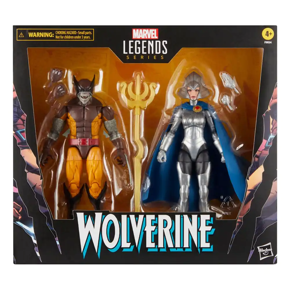 Wolverine 50. výročie Marvel Legends akčná figúrka 2-balenie Wolverine a Lilandra Neramani 15 cm termékfotó