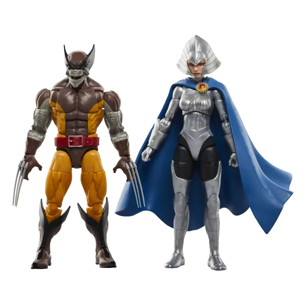 Wolverine 50. výročie Marvel Legends akčná figúrka 2-balenie Wolverine a Lilandra Neramani 15 cm termékfotó