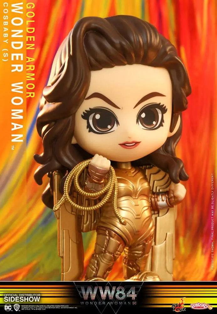 Wonder Woman 1984 Cosbaby (S) Mini figúrka Golden Armor Wonder Woman 10 cm termékfotó