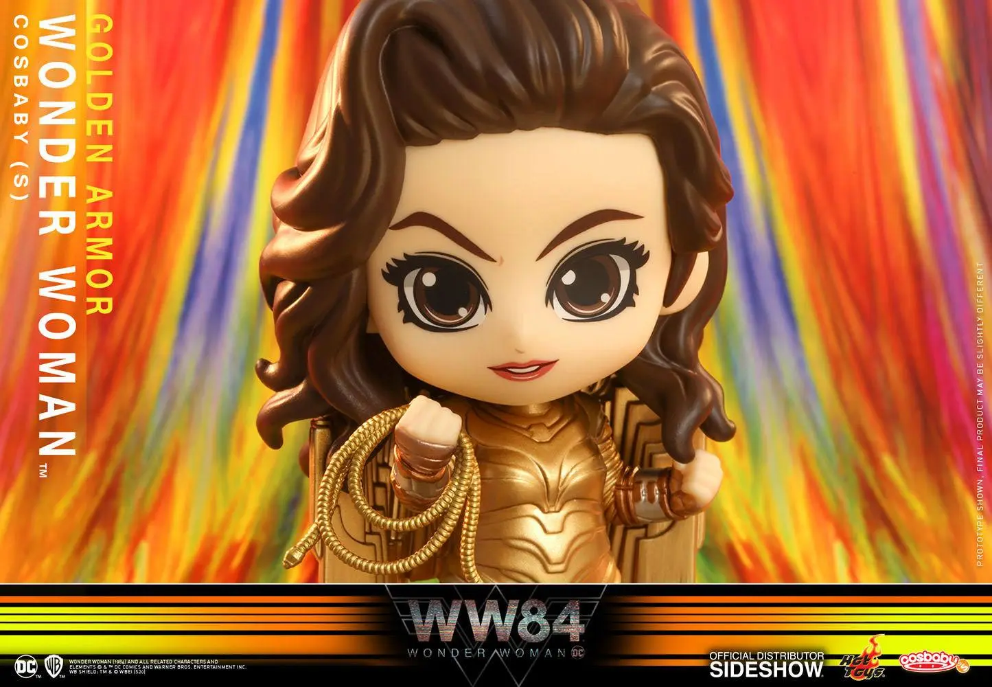 Wonder Woman 1984 Cosbaby (S) Mini figúrka Golden Armor Wonder Woman 10 cm termékfotó