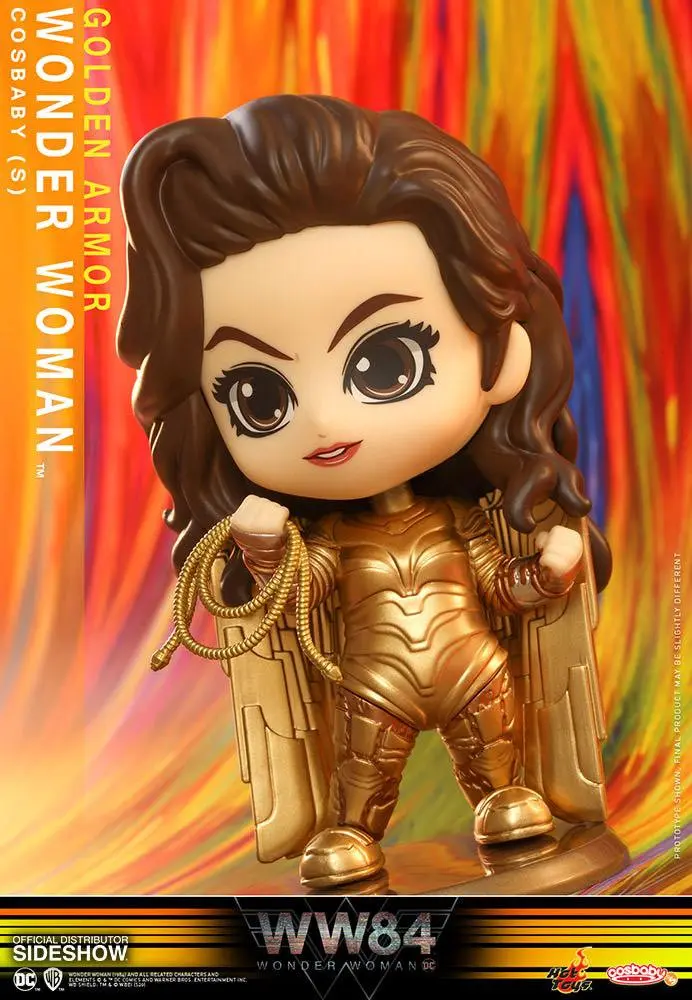 Wonder Woman 1984 Cosbaby (S) Mini figúrka Golden Armor Wonder Woman 10 cm termékfotó