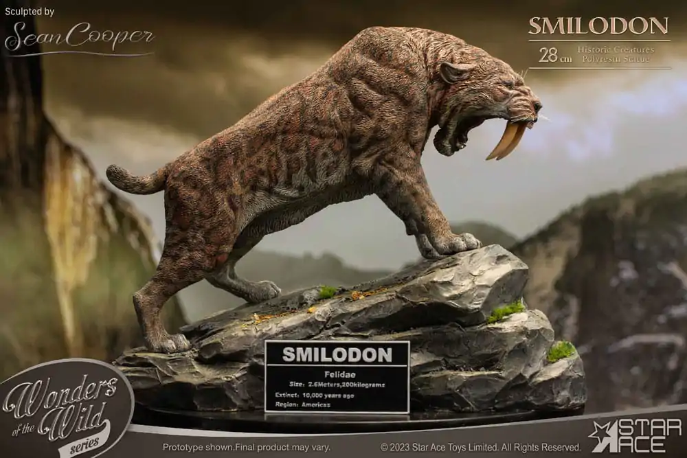 Wonders of the Wild Series Socha Smilodon 28 cm produktová fotografia