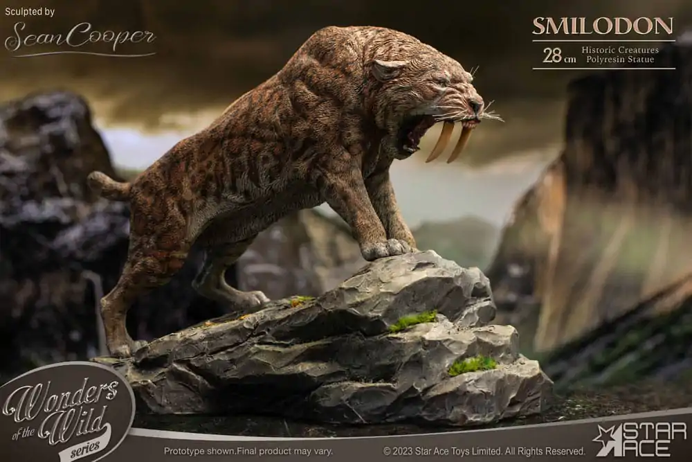 Wonders of the Wild Series Socha Smilodon 28 cm produktová fotografia