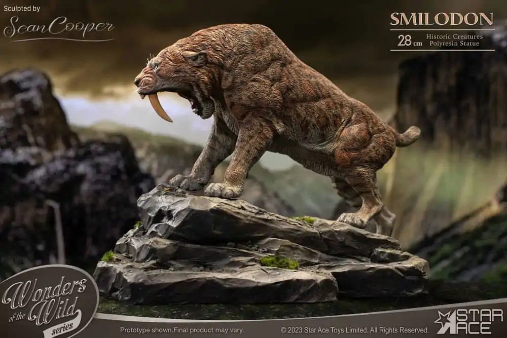Wonders of the Wild Series Socha Smilodon 28 cm produktová fotografia