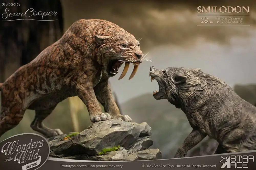 Wonders of the Wild Series Socha Smilodon 28 cm produktová fotografia
