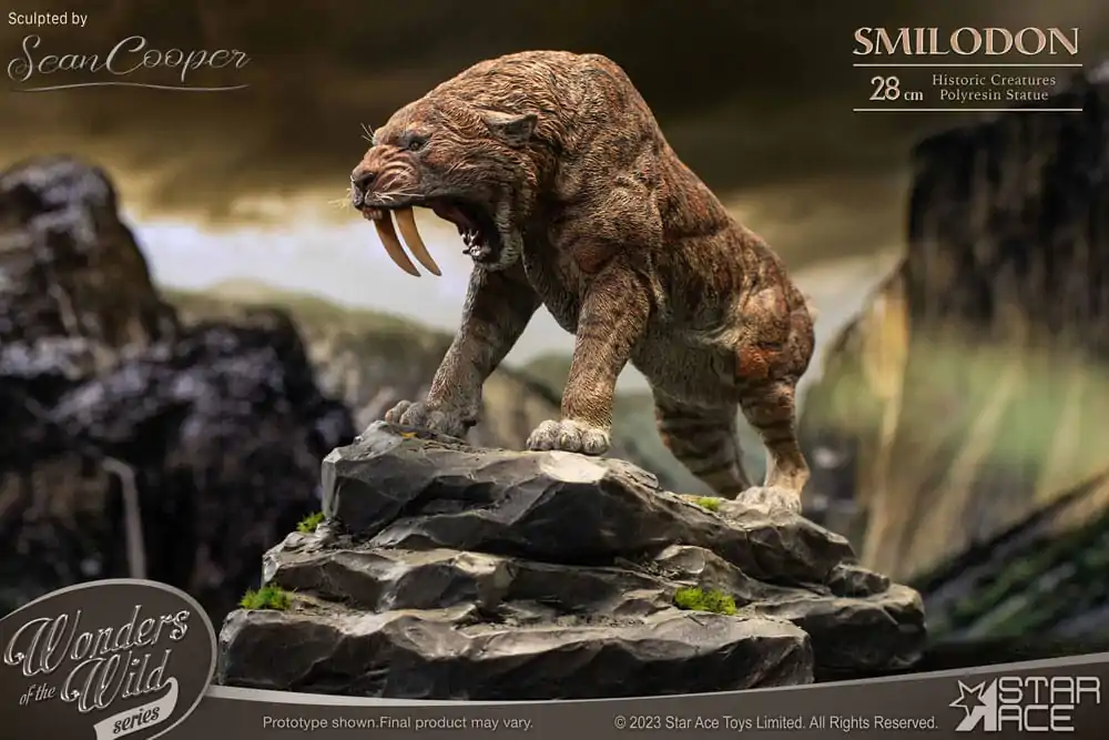 Wonders of the Wild Series Socha Smilodon 28 cm produktová fotografia