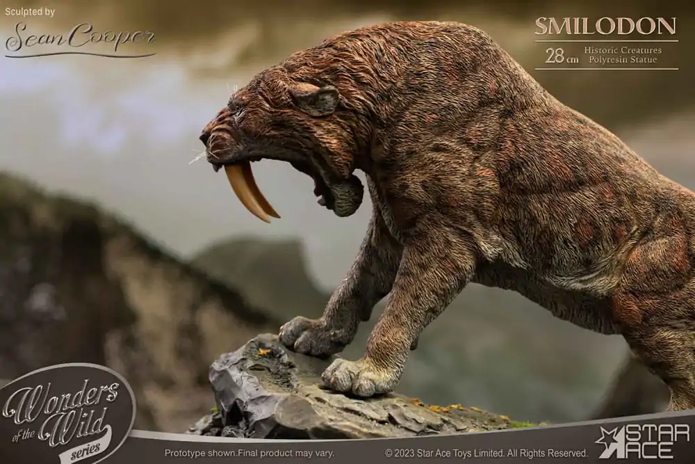 Wonders of the Wild Series Socha Smilodon 28 cm produktová fotografia