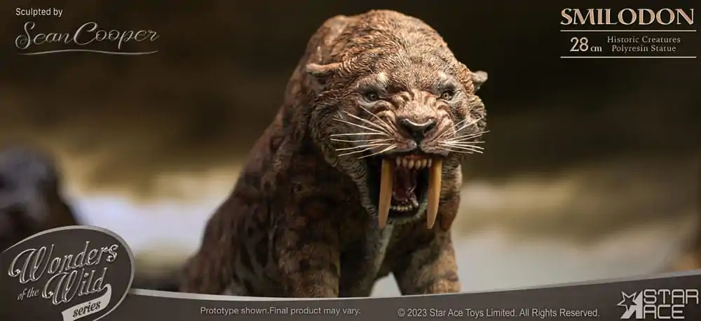 Wonders of the Wild Series Socha Smilodon 28 cm produktová fotografia