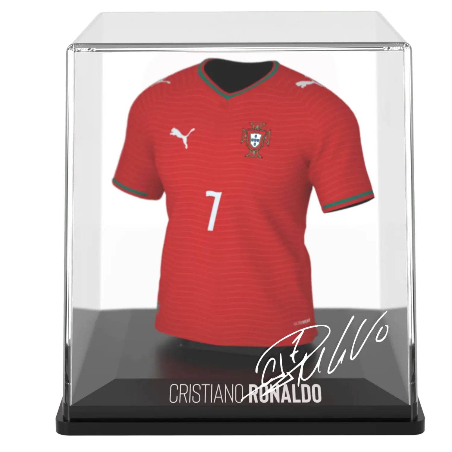 World Cup Portugalsko Cristiano Ronaldo figúrka v tvare mini trička produktová fotografia