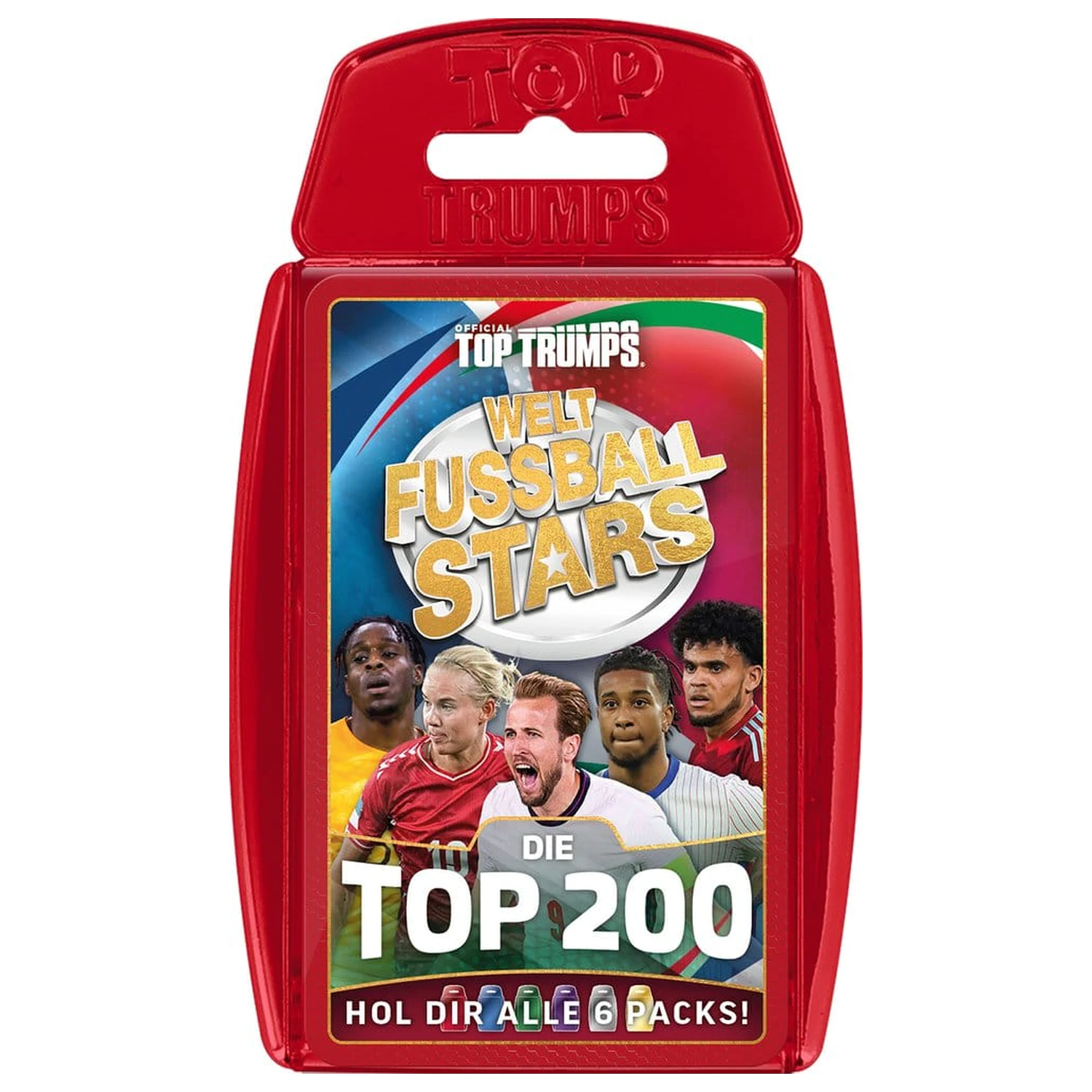 World Football Stars kartová hra, balenie po 200 kusoch (1 *nemecká verzia*) produktová fotografia
