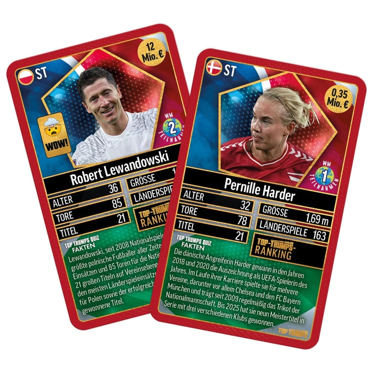 World Football Stars kartová hra, balenie po 200 kusoch (1 *nemecká verzia*) produktová fotografia