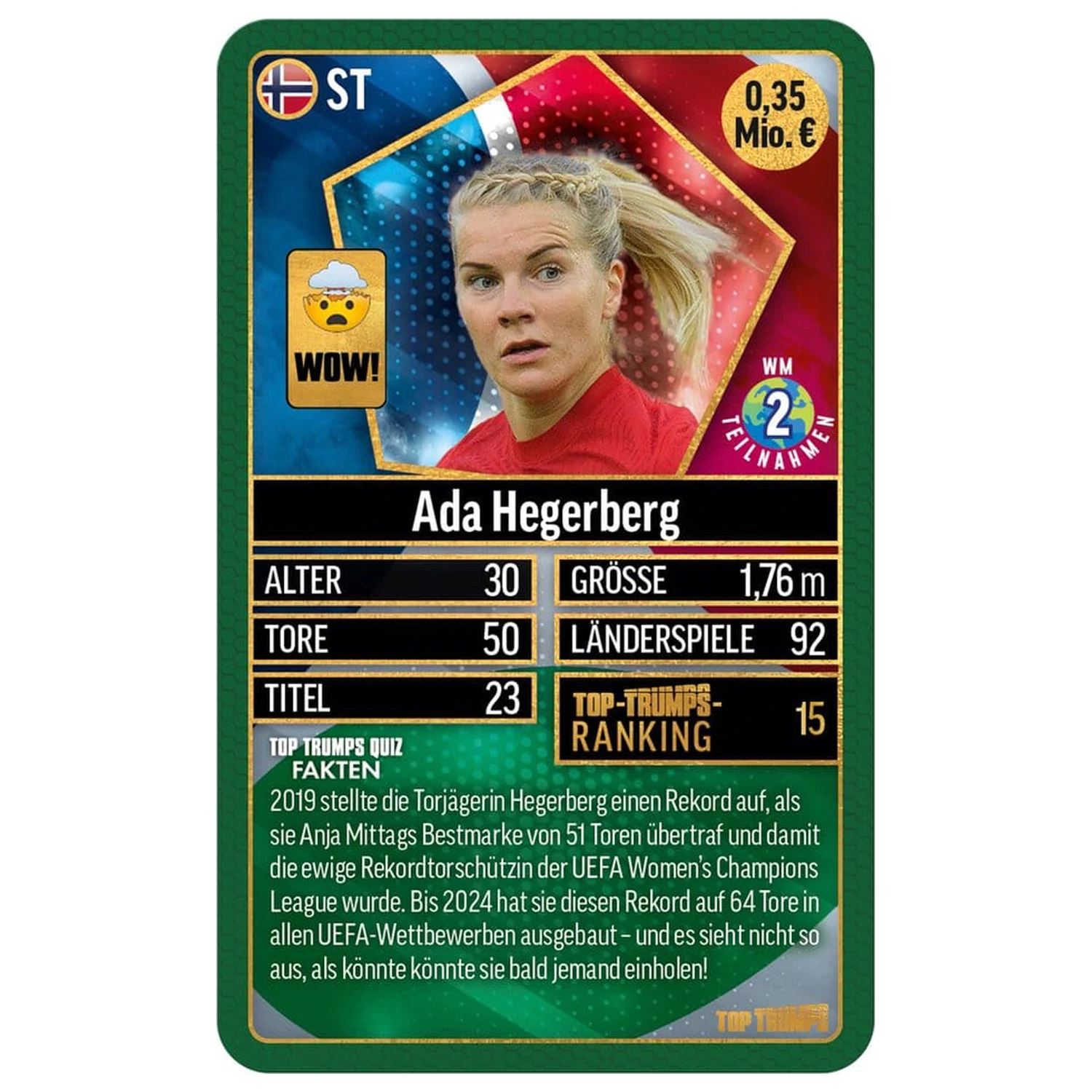 World Football Stars Card Game 200 balenie 3 *German Version* produktová fotografia