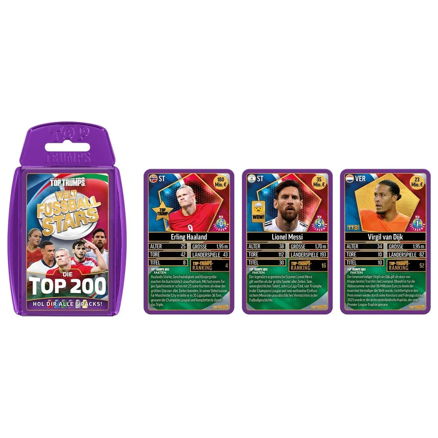 World Football Stars Kartová hra 200 balení 4 *German Version* produktová fotografia