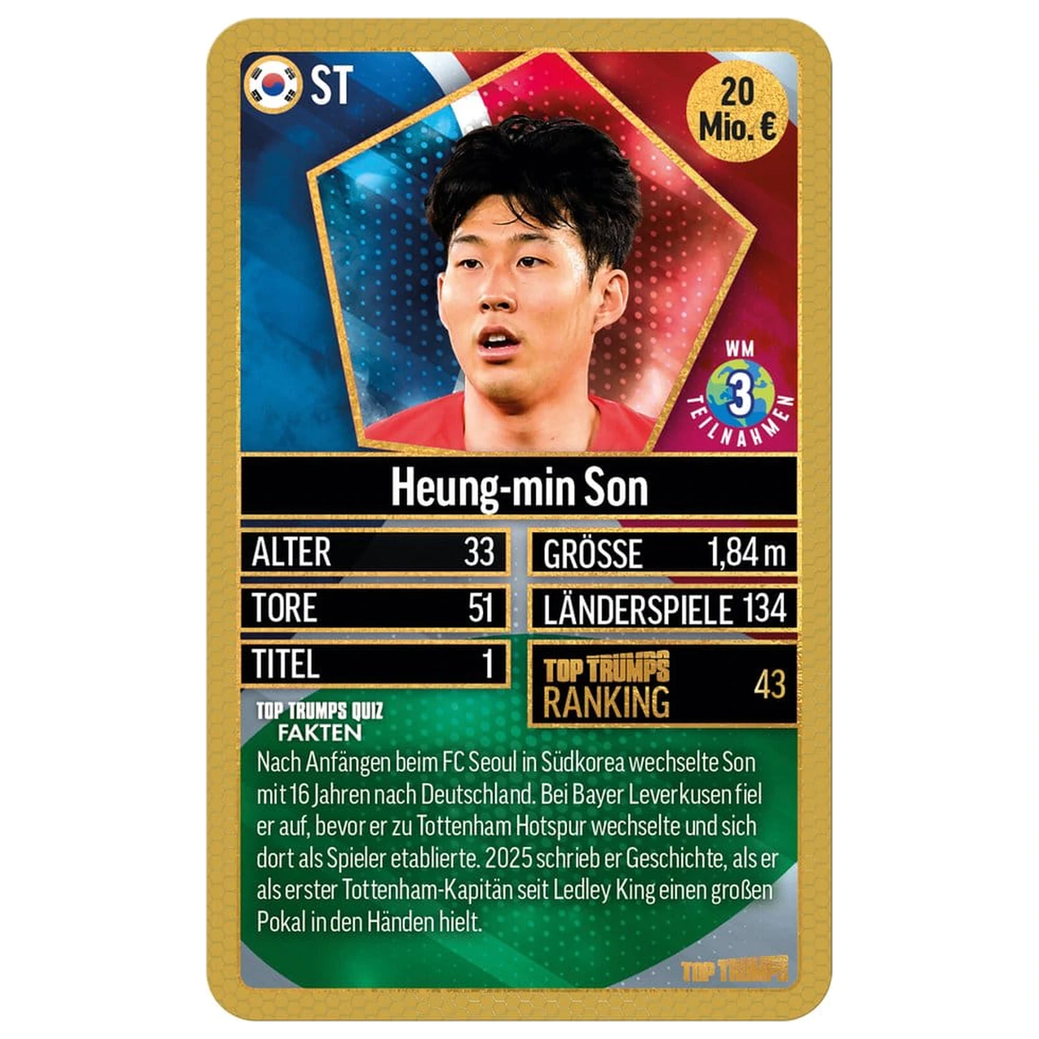 World Football Stars Card Game 200 balenie 6 *German Version* produktová fotografia