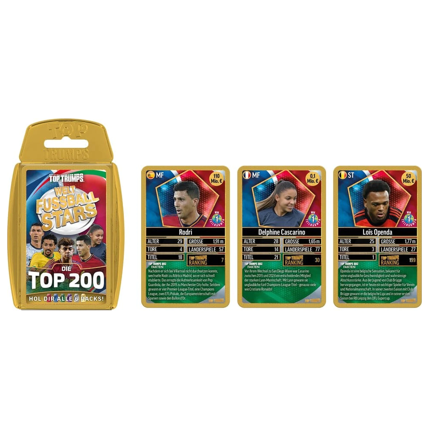 World Football Stars Card Game 200 balenie 6 *German Version* produktová fotografia
