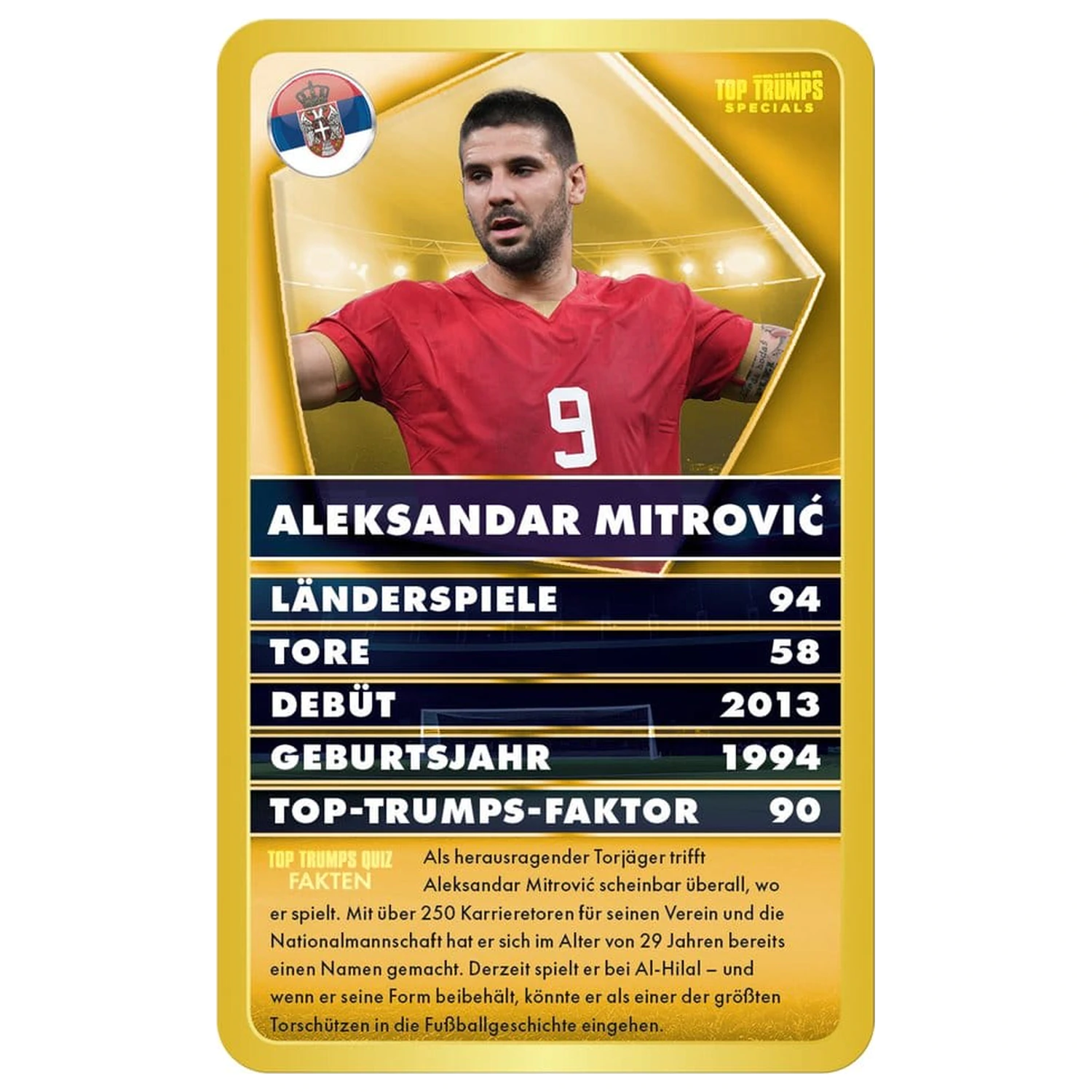 World Football Stars 6 Kartová hra Top Trumps *German Version* produktová fotografia